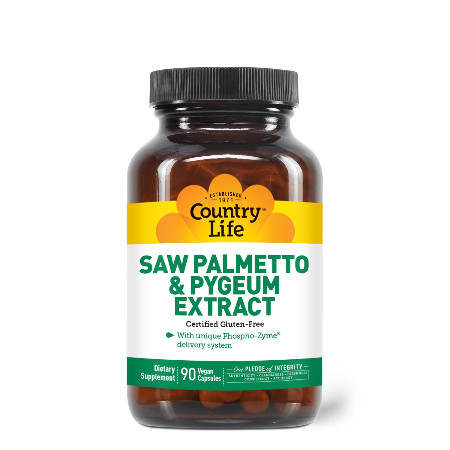 Foto 7 pulgar | Suplemento Country Life Saw Palmetto y Pygeum 90 Cápsulas - Venta Internacional