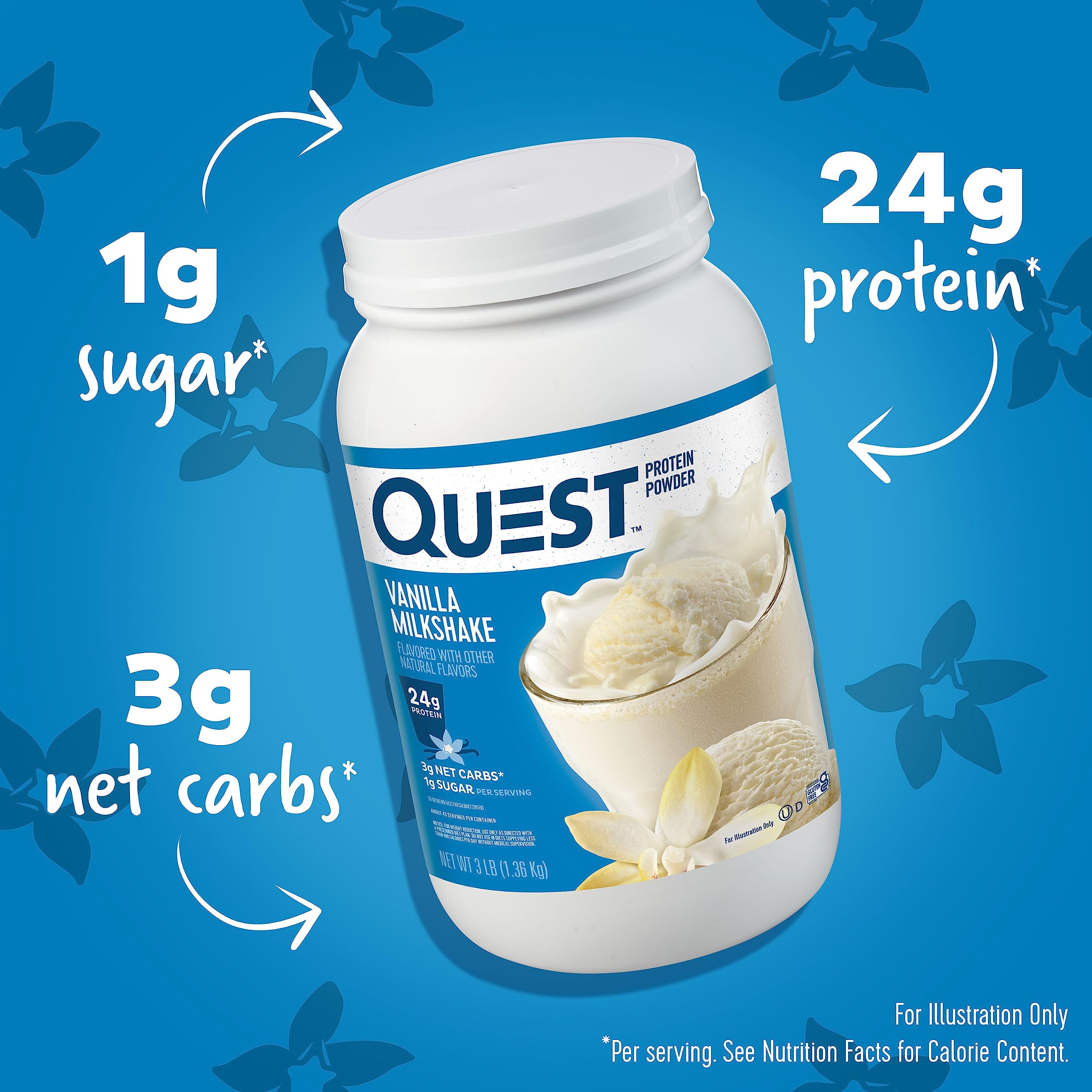 Foto 3 pulgar | Batido De Vainilla Protein Powder Quest Nutrition  1 Kg - Venta Internacional.