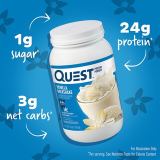 Foto 2 | Batido De Vainilla Protein Powder Quest Nutrition 1 Kg - Venta Internacional.