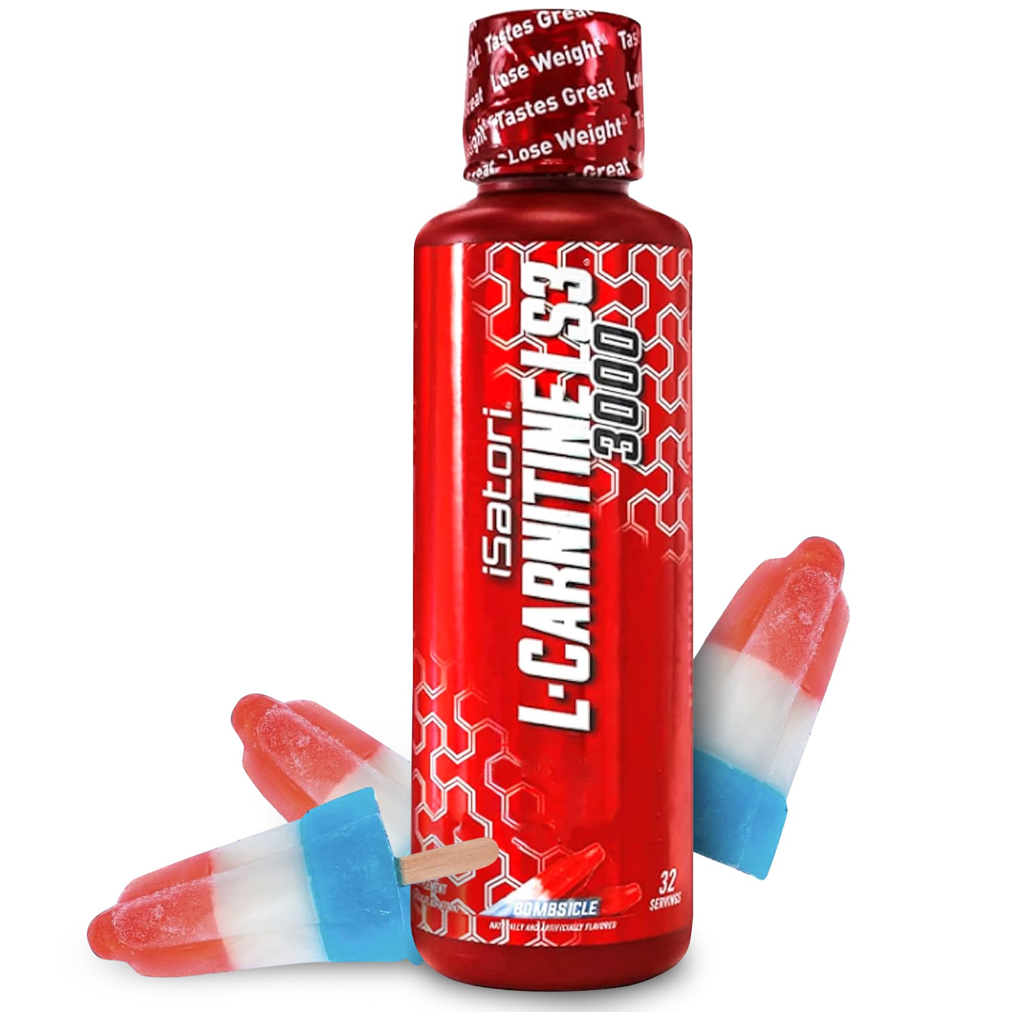 Foto 2 pulgar | Suplemento Isatori L-carnitine Ls3 3000 Liquid Bombsicle 960 Ml - Venta Internacional.