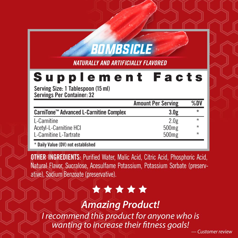 Foto 3 pulgar | Suplemento Isatori L-carnitine Ls3 3000 Liquid Bombsicle 960 Ml - Venta Internacional.