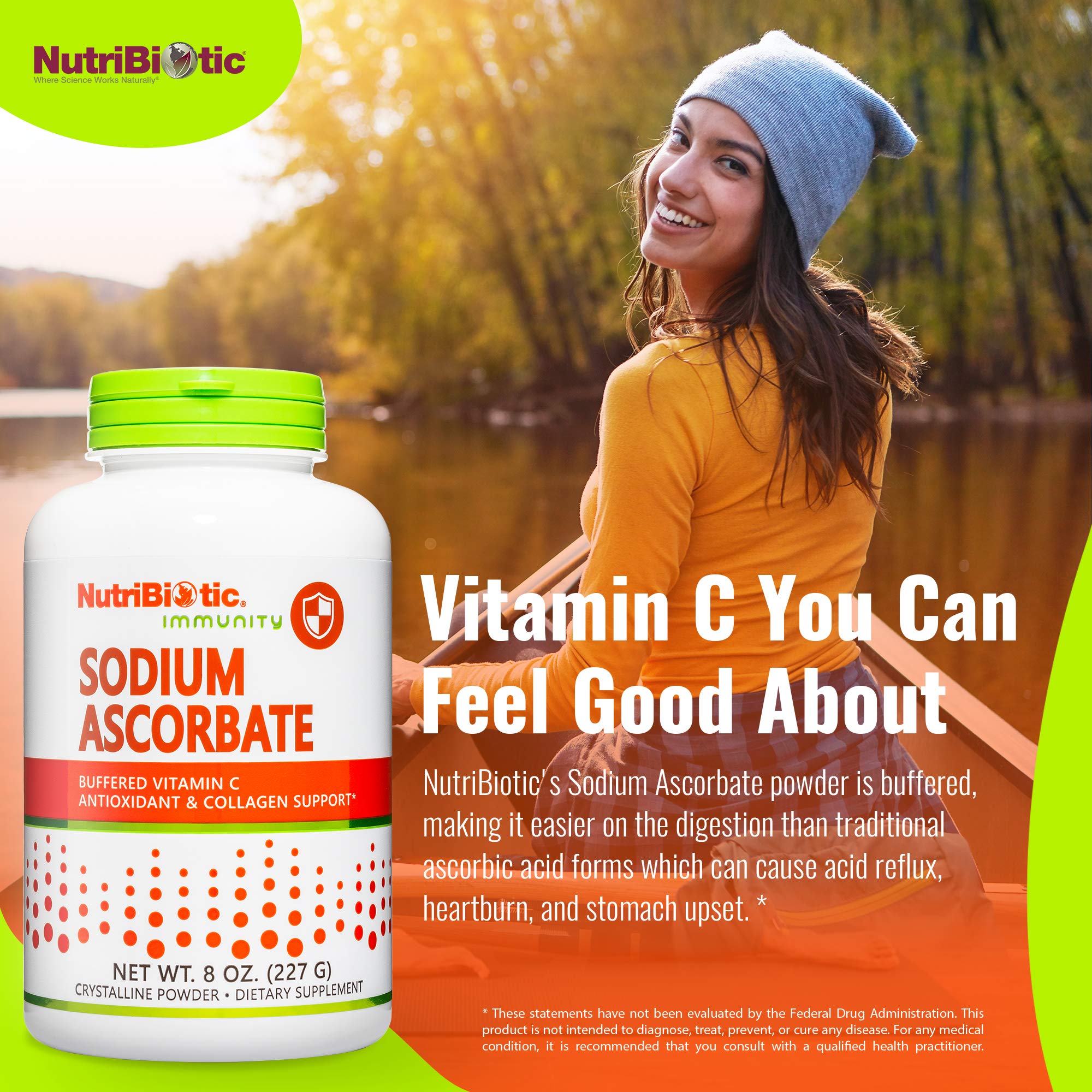 Foto 5 pulgar | Vitamina C En Polvo Nutribiotic  Ascorbato De Sodio  240 Ml  Vegano - Venta Internacional.