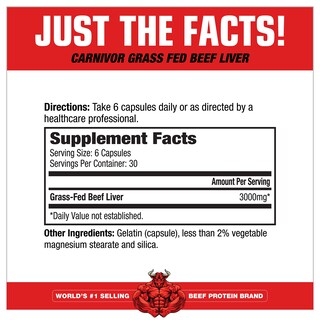 Foto 3 | Suplemento Musclemeds Carnivor Beef Liver 180 Cápsulas - Venta Internacional.