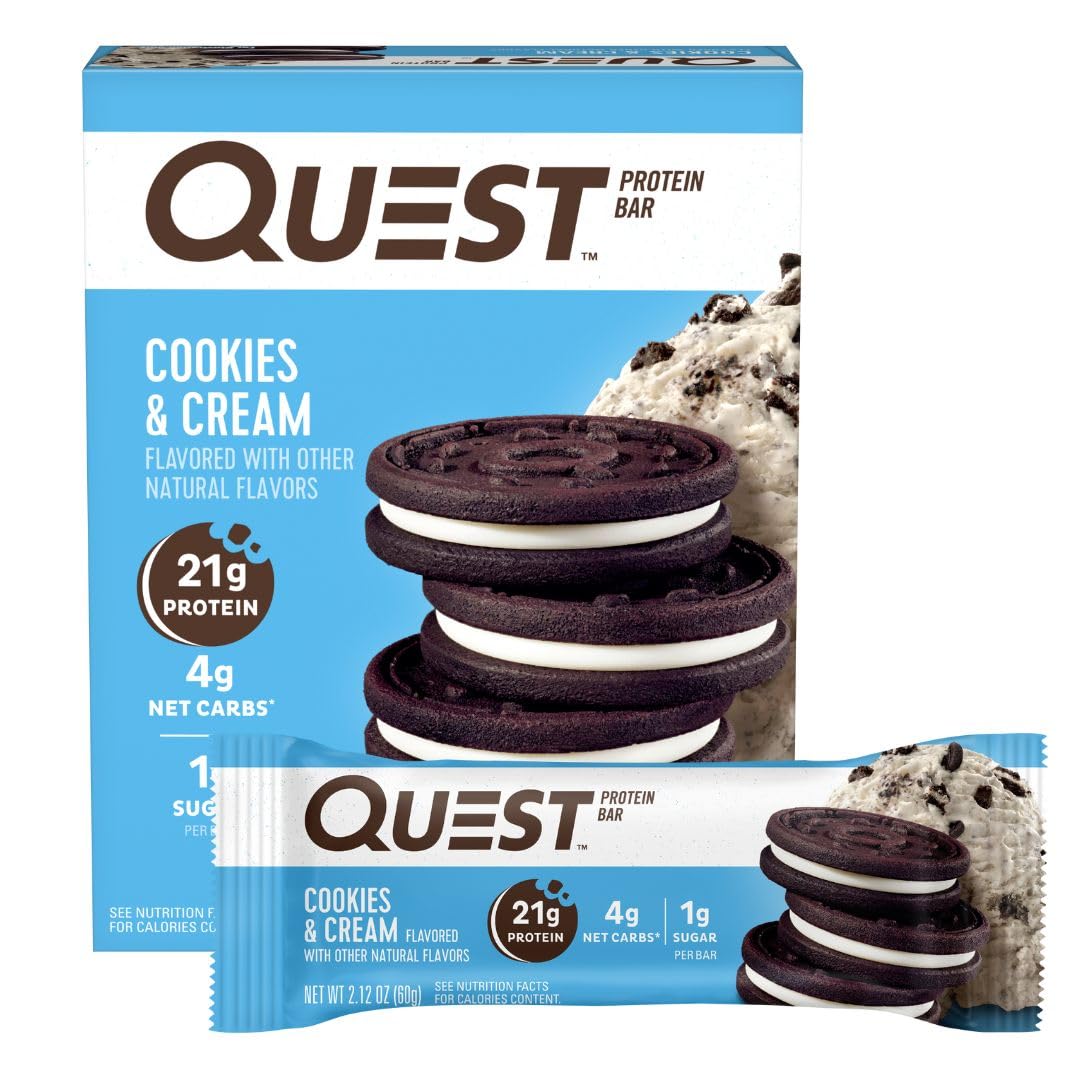 Foto 2 pulgar | Protein Bars Quest Nutrition  Galletas Y Crema  21 G  4 G  1 G  4c - Venta Internacional.