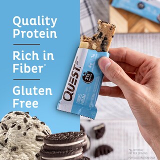 Foto 3 | Protein Bars Quest Nutrition Galletas Y Crema 21 G 4 G 1 G 4c - Venta Internacional.