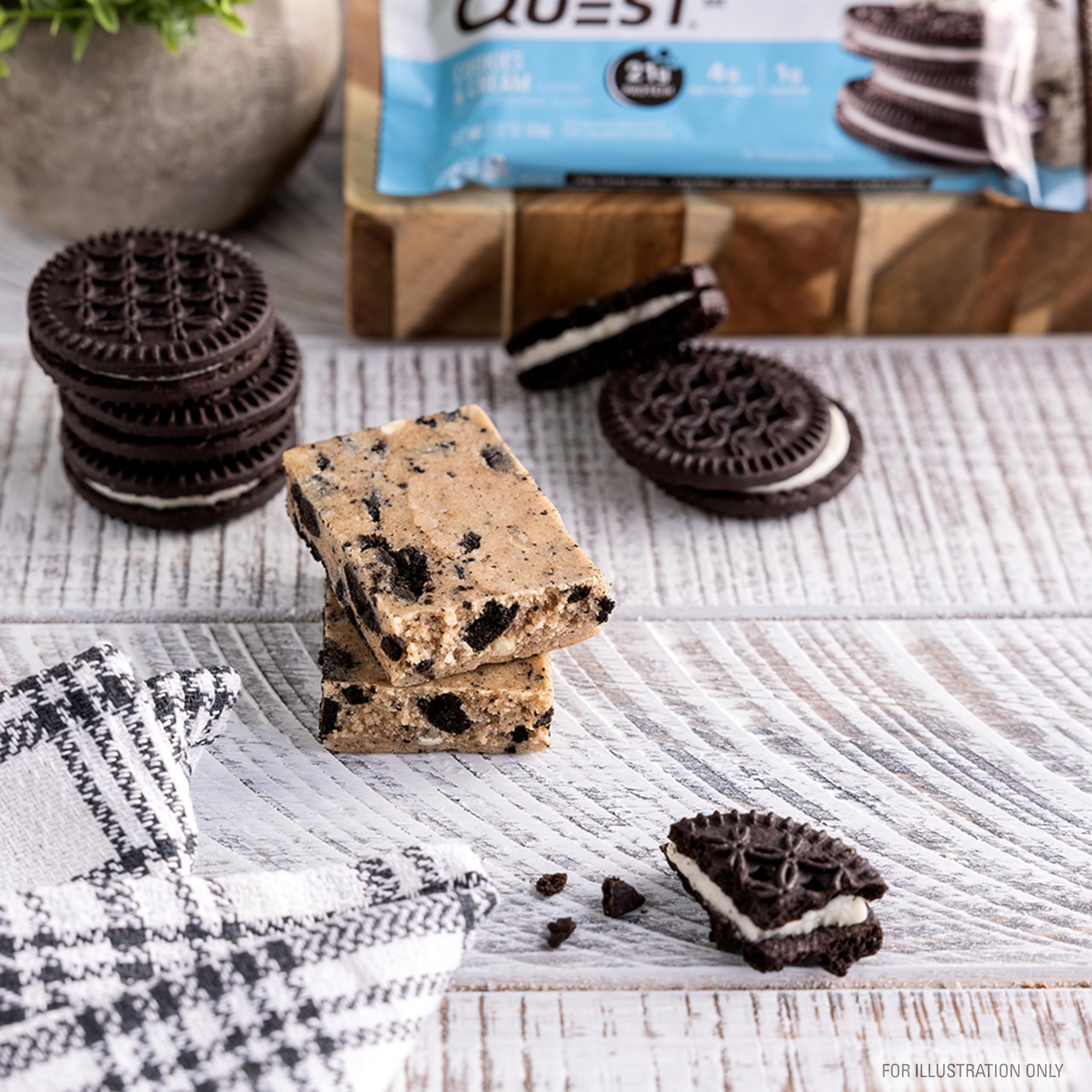 Foto 5 pulgar | Protein Bars Quest Nutrition  Galletas Y Crema  21 G  4 G  1 G  4c - Venta Internacional.