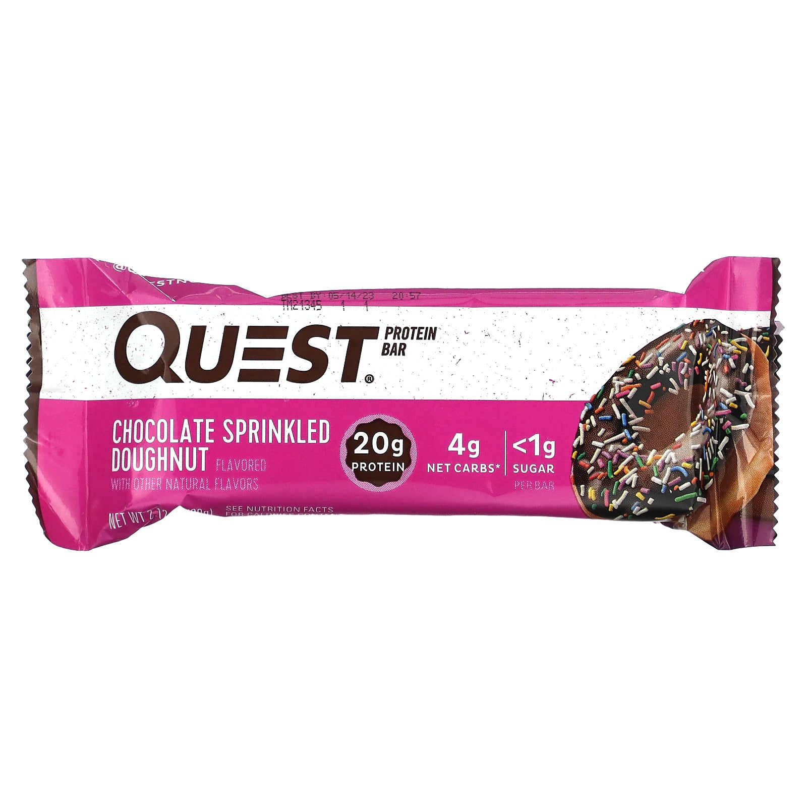 Foto 4 pulgar | Donut Espolvoreado Con Chocolate Quest Nutrition De Protein Bar  60 G - Venta Internacional.