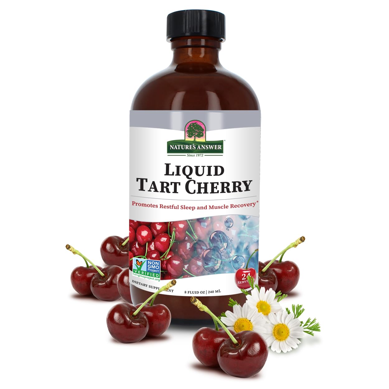 Foto 2 pulgar | Suplemento Alimenticio Líquido Nature's Answer Tart Cherry 240 Ml - Venta Internacional