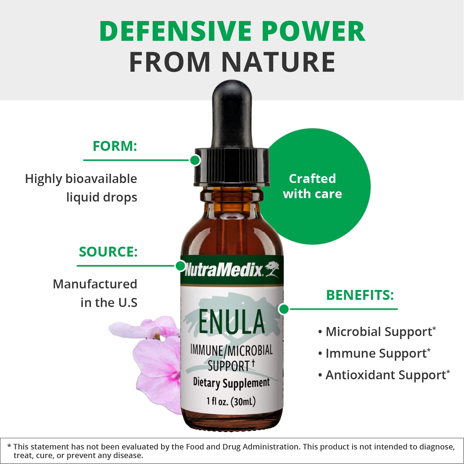 Foto 5 pulgar | Gotas Líquidas Nutramedix Enula Antioxidant & Immune 30 Ml - Venta Internacional.