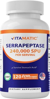 Foto 1 | Suplemento Vitamatic Serrapeptase 240.000 Spu 120 Cápsulas - Venta Internacional.