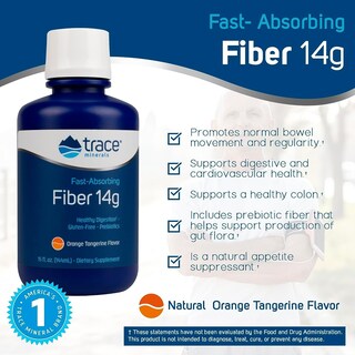 Foto 3 | Suplemento De Fibra Oligoelementos Fibra De Rápida Absorción 14 G - Venta Internacional.
