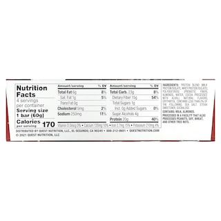 Foto 2 | Brownie De Chocolate Protein Bar Quest Nutrition 60 G 4 Barras - Venta Internacional.