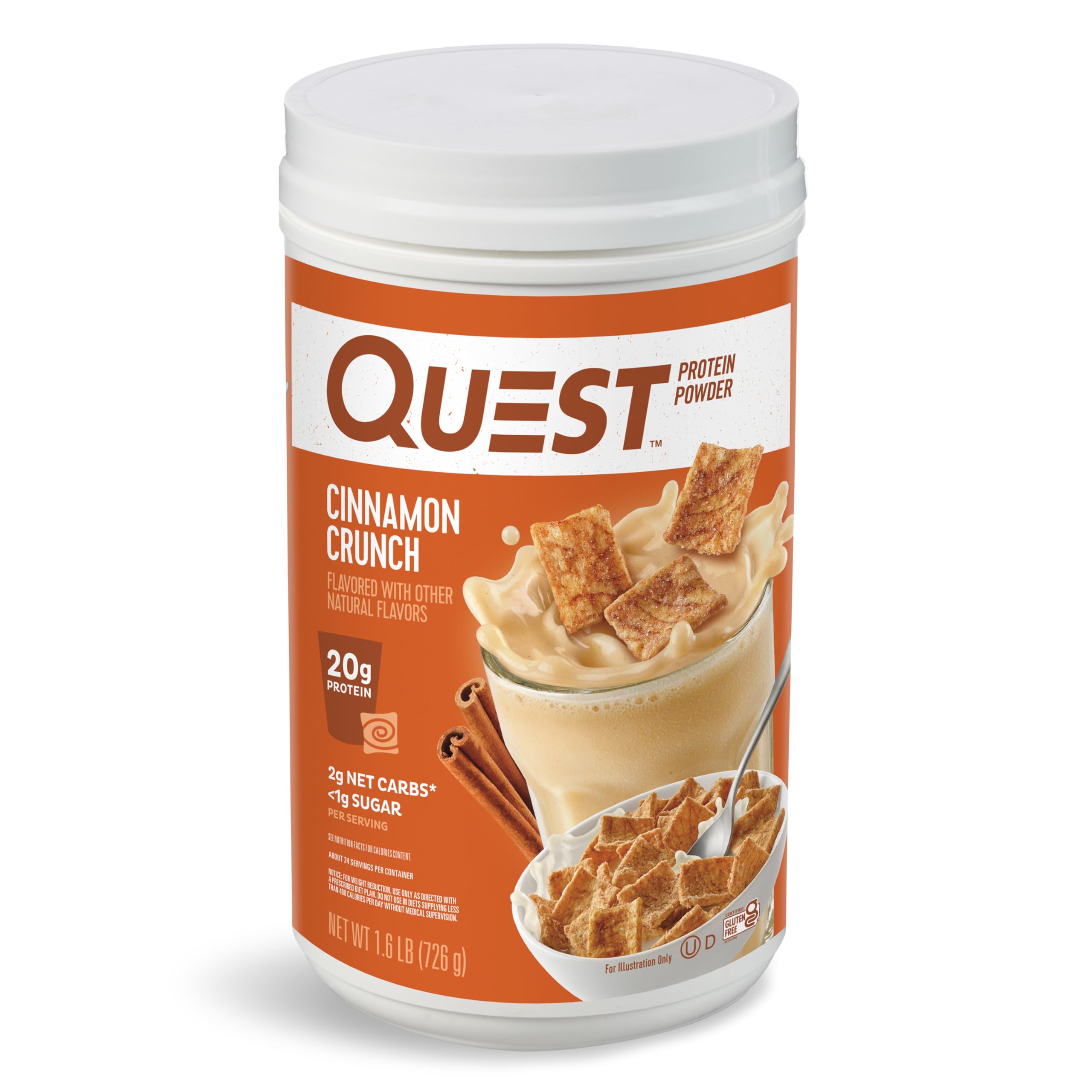 Foto 2 pulgar | Proteína En Polvo Quest Nutrition Cinnamon Crunch 900 G - Venta Internacional.