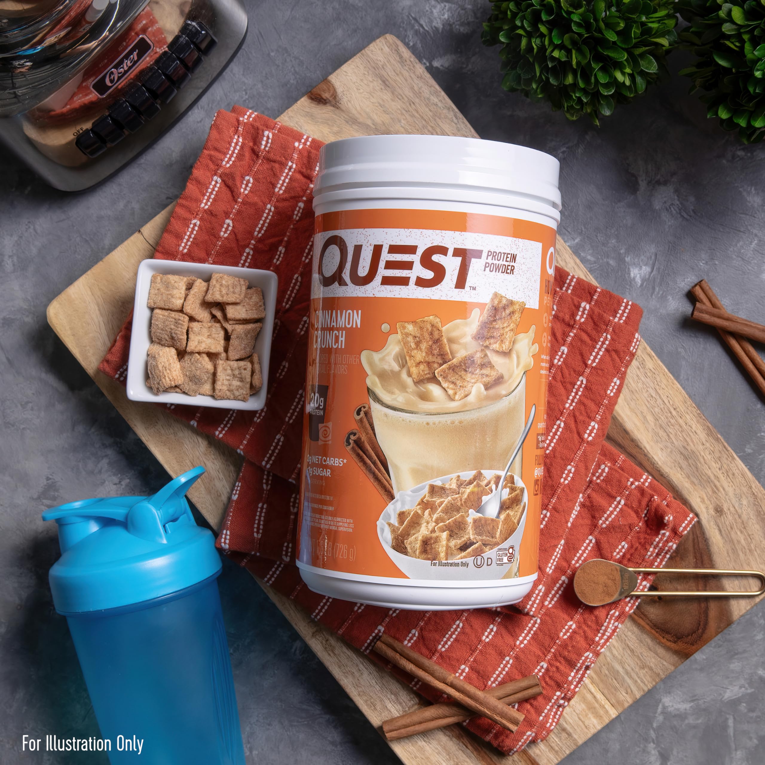 Foto 6 pulgar | Proteína En Polvo Quest Nutrition Cinnamon Crunch 900 G - Venta Internacional.