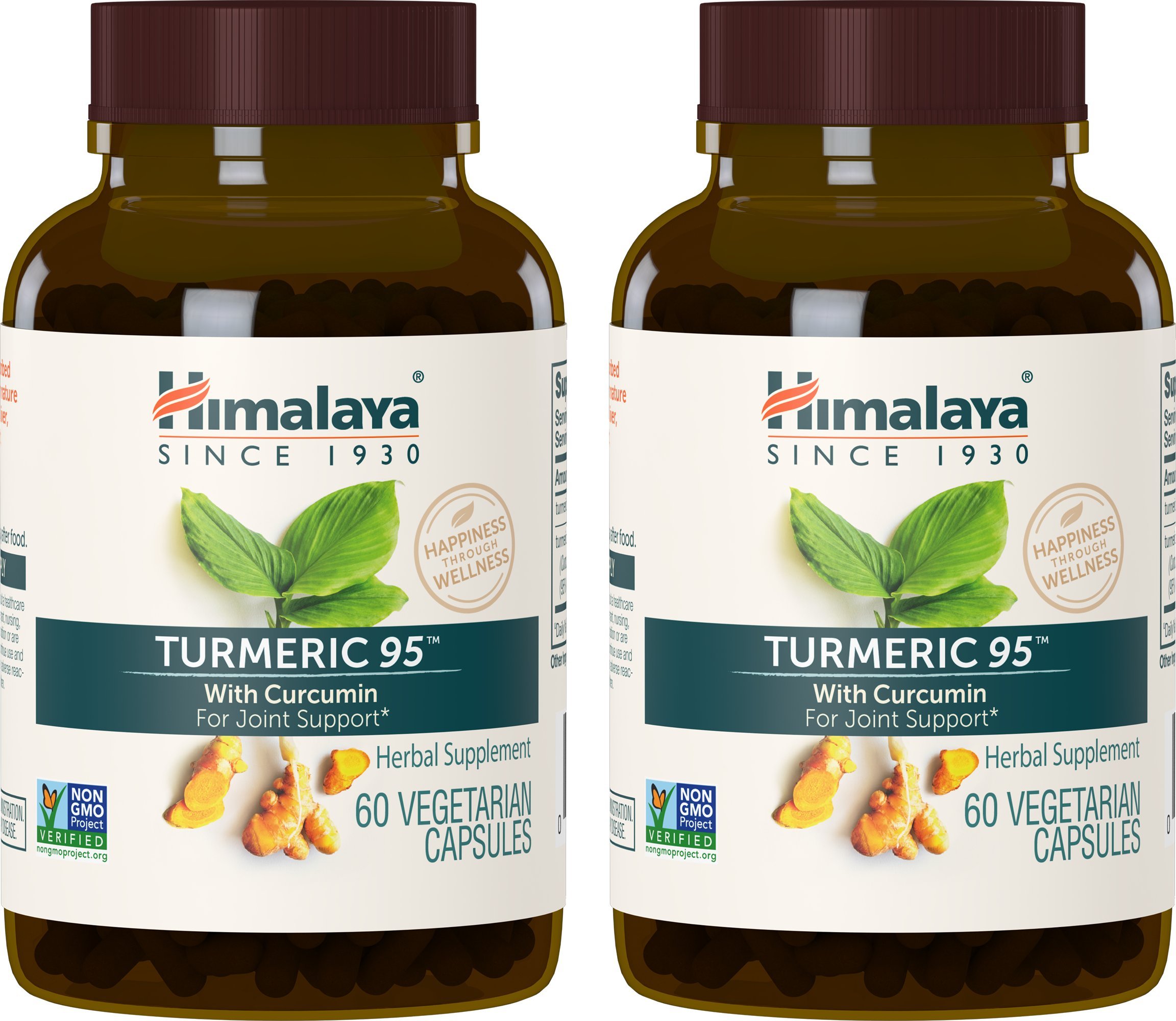 Foto 2 pulgar | Suplemento De Cúrcuma Del Himalaya 95 Con Curcumina 600 Mg 60 Cápsulas X2 - Venta Internacional.