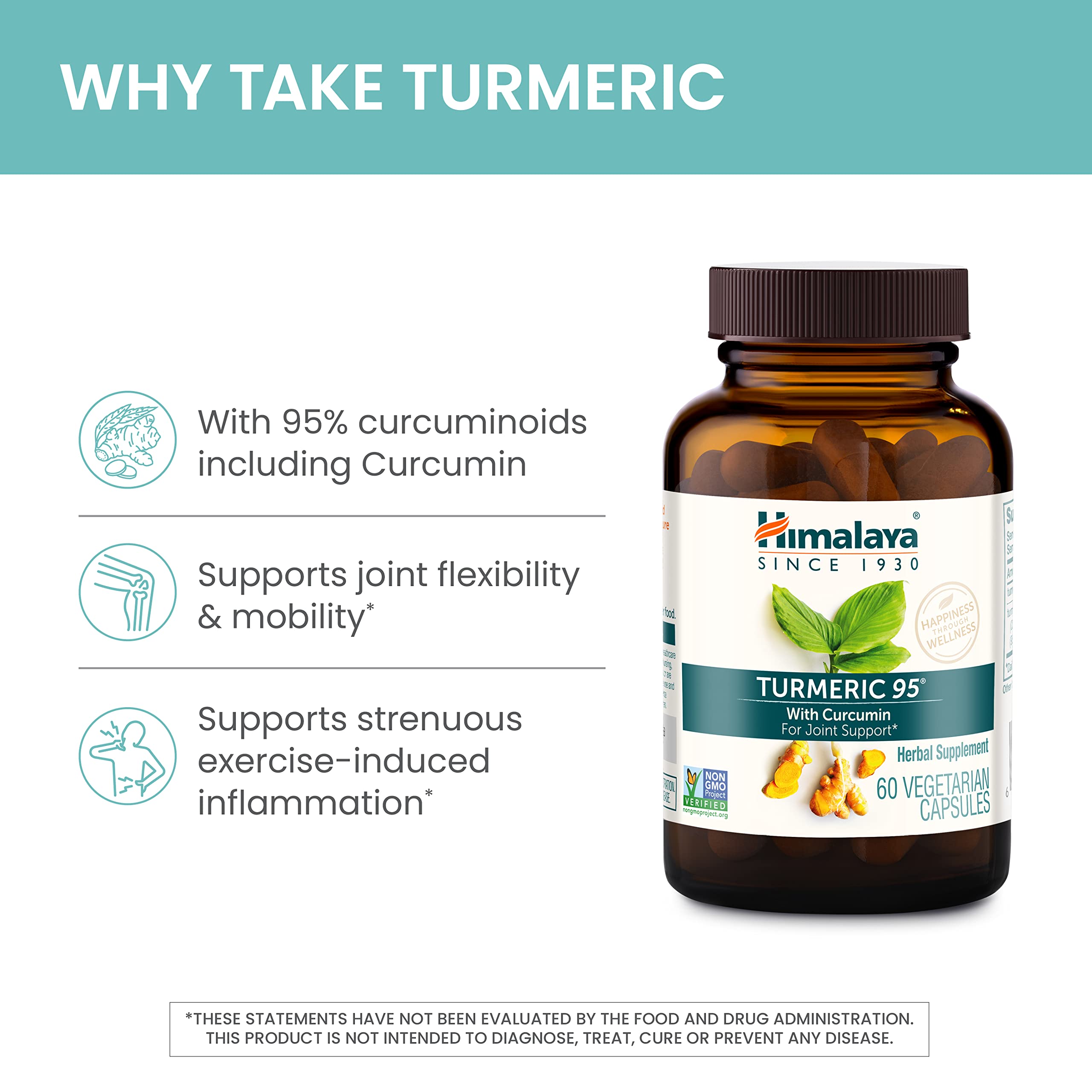 Foto 4 pulgar | Suplemento De Cúrcuma Del Himalaya 95 Con Curcumina 600 Mg 60 Cápsulas X2 - Venta Internacional.