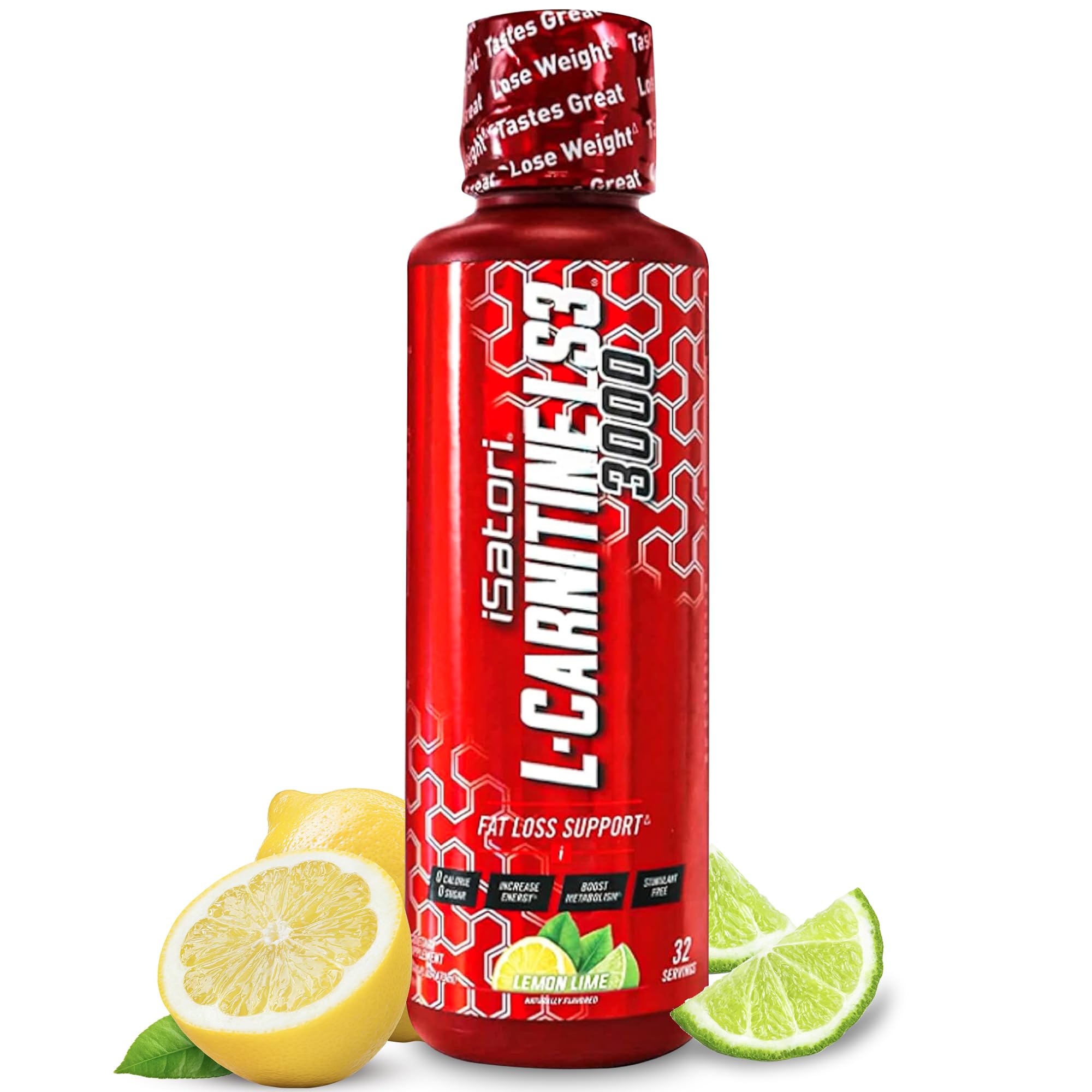Foto 2 pulgar | Suplemento Isatori L-carnitine Ls3 3000 Limón Lima 960 Ml - Venta Internacional.