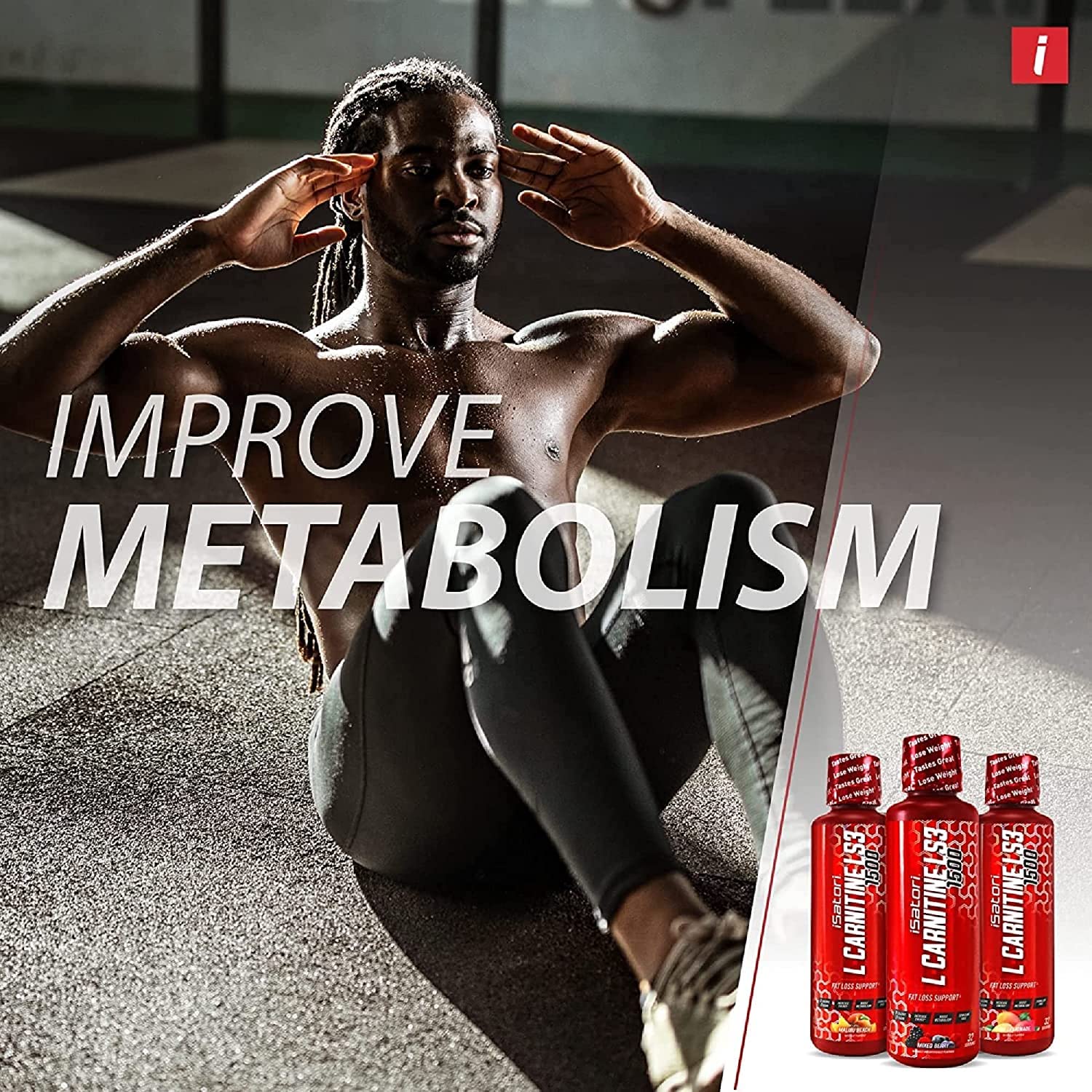 Foto 4 | Suplemento Isatori L-carnitine Ls3 3000 Limón Lima 960 Ml - Venta Internacional.