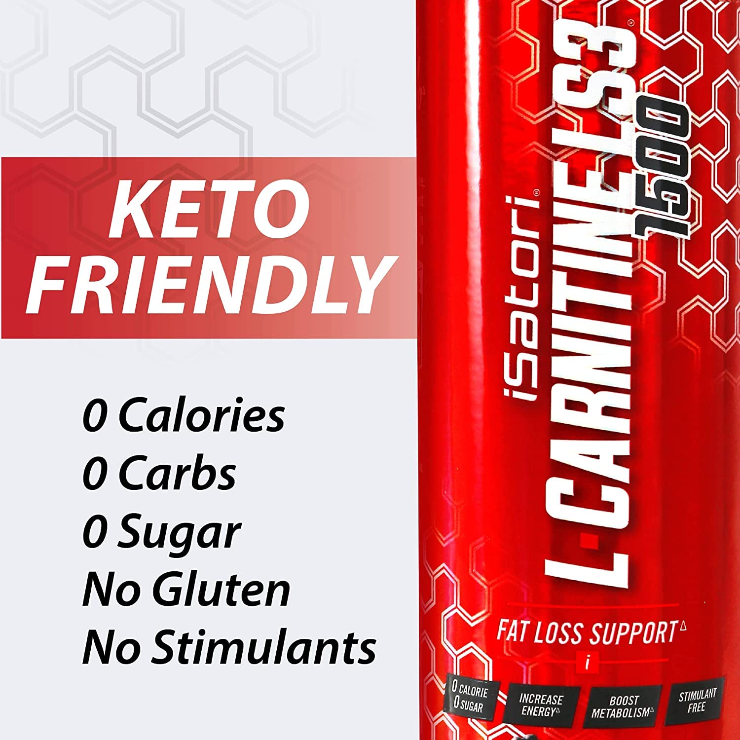 Foto 8 pulgar | Suplemento Isatori L-carnitine Ls3 3000 Limón Lima 960 Ml - Venta Internacional.