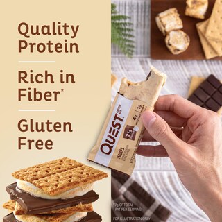 Foto 3 | Barras De Proteína Quest Nutrition S'mores 21 G De Proteína 12 Unidades - Venta Internacional.