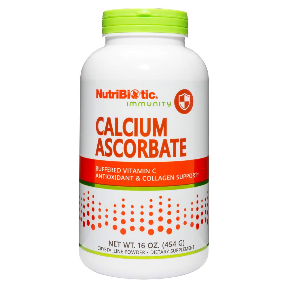 Foto 2 pulgar | Vitamina C En Polvo Nutribiotic  Ascorbato De Calcio  473 Ml - Venta Internacional.