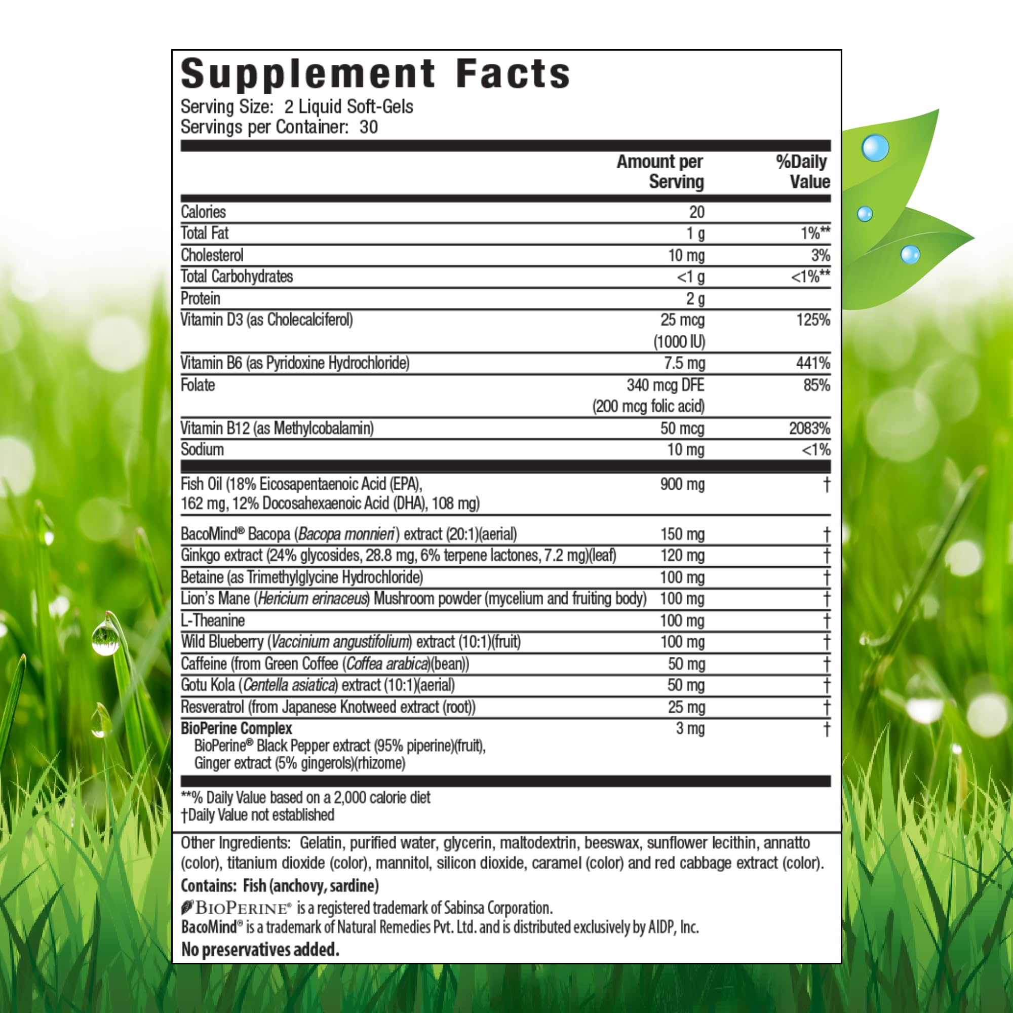 Foto 3 pulgar | Suplemento Healthy Brain All-day Focus De Irwin Naturals  60 Cápsulas Blandas - Venta Internacional.
