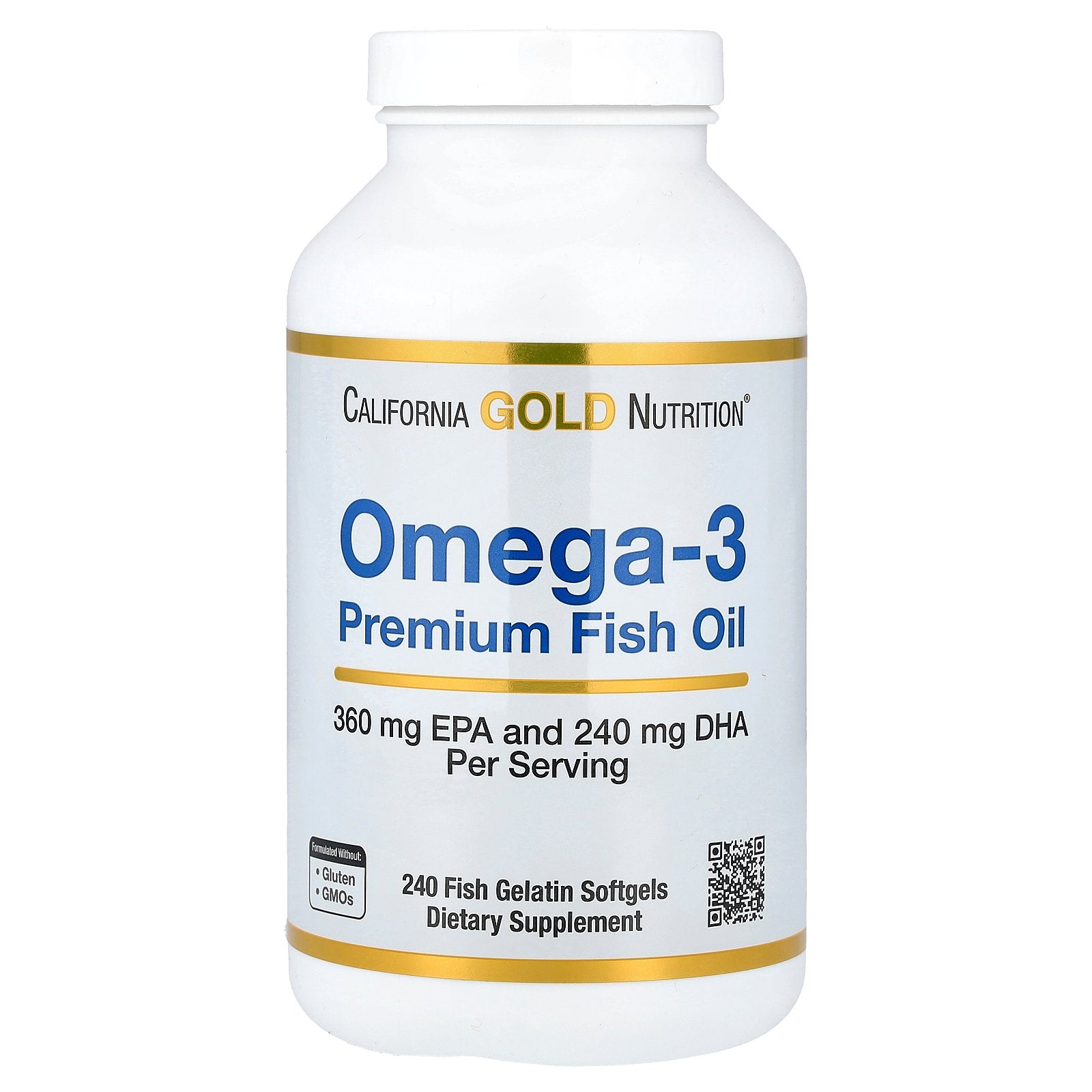 Foto 2 pulgar | Suplemento De Aceite De Pescado Omega-3 De California Gold Nutrition 240 Cápsulas Blandas - Venta Internacional.