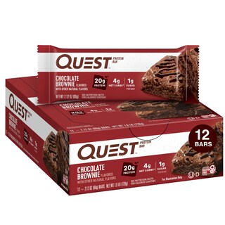 Foto 1 | Brownie De Chocolate Protein Bar Quest Nutrition 20 G De Proteína - Venta Internacional.