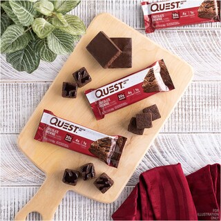 Foto 4 | Brownie De Chocolate Protein Bar Quest Nutrition 20 G De Proteína - Venta Internacional.