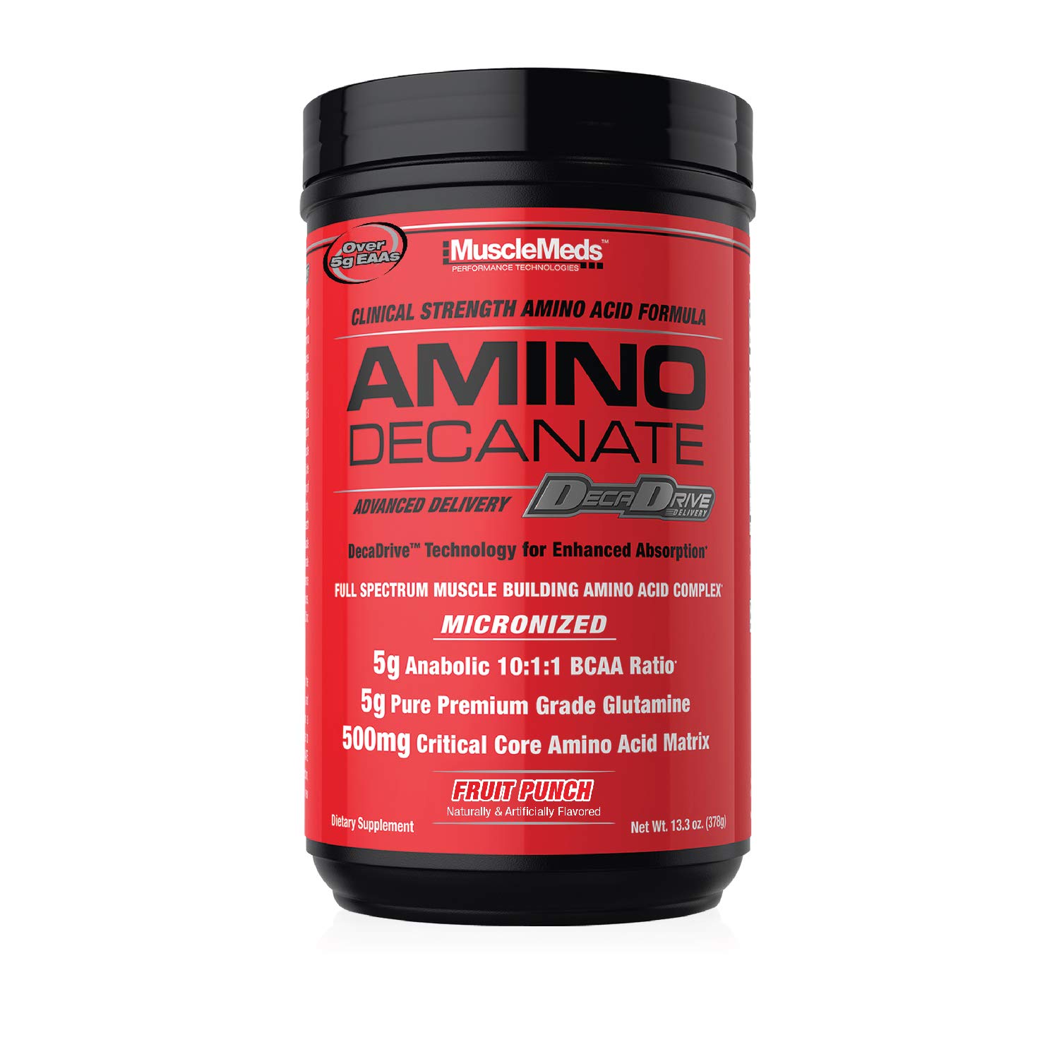 Foto 2 pulgar | Ponche De Frutas Supplement Musclemeds Con Amino Decanato  30 Porciones - Venta Internacional.