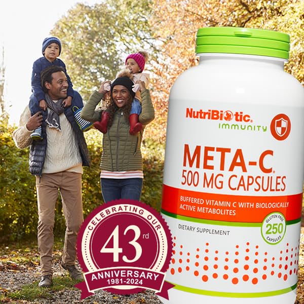 Foto 5 pulgar | Suplemento Nutribiotic Meta-c  Cápsulas De 500 Mg De Vitamina C  250 Unidades - Venta Internacional.