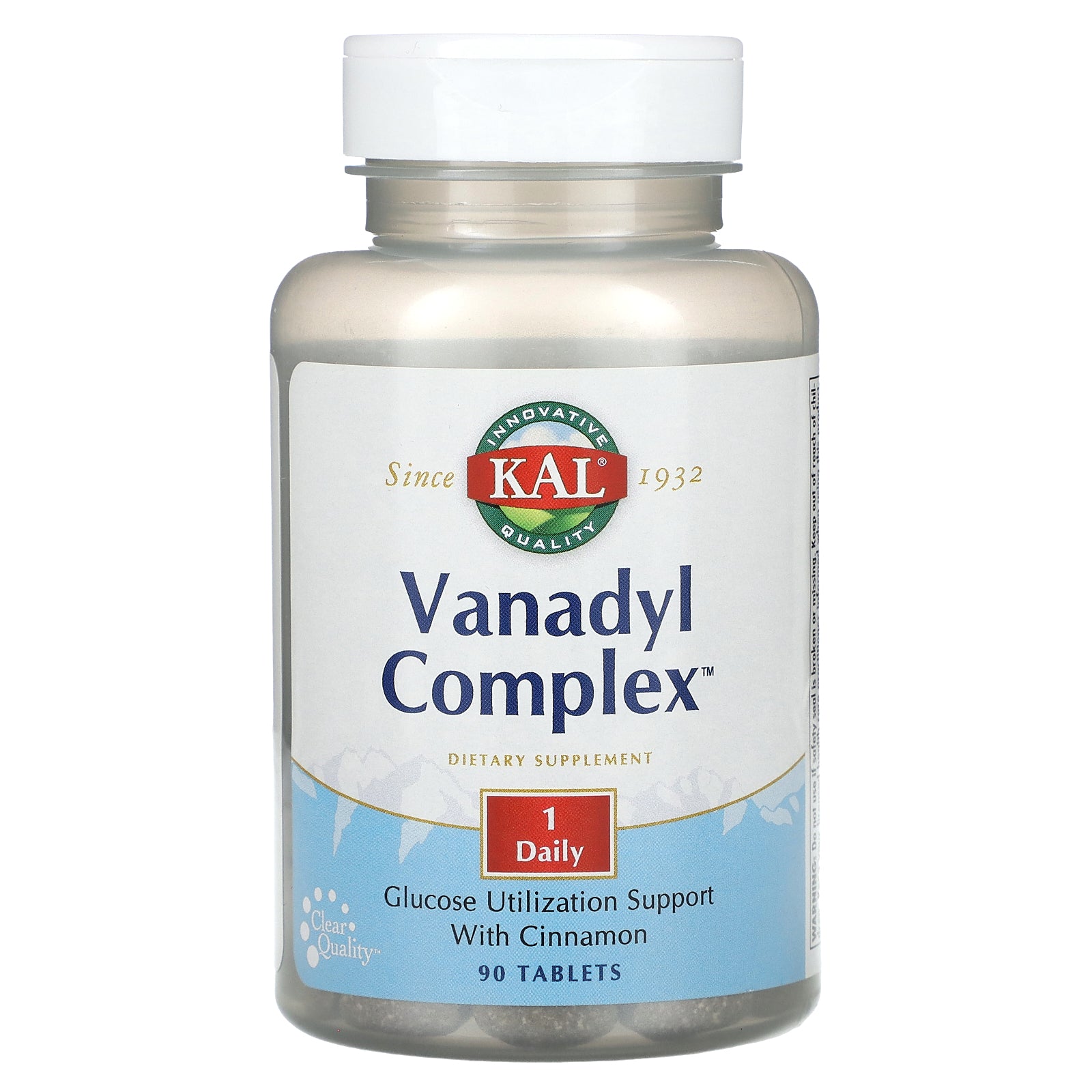 Foto 2 pulgar | Suplemento Kal Vanadyl Complex 90 Tabletas - Venta Internacional.