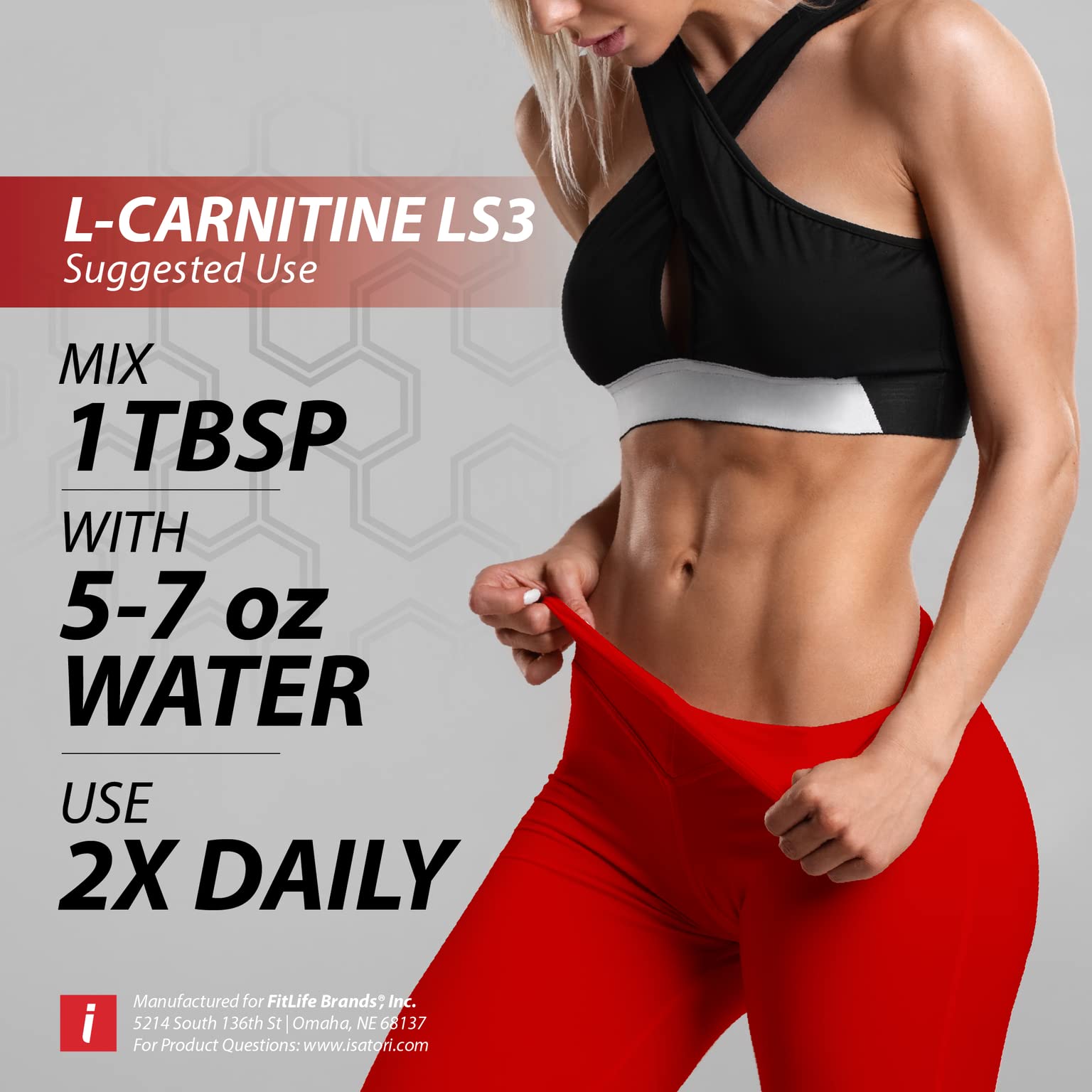 Foto 7 pulgar | Suplemento Isatori L-carnitine Ls3 1500 Sabor Uva 480 Ml - Venta Internacional.