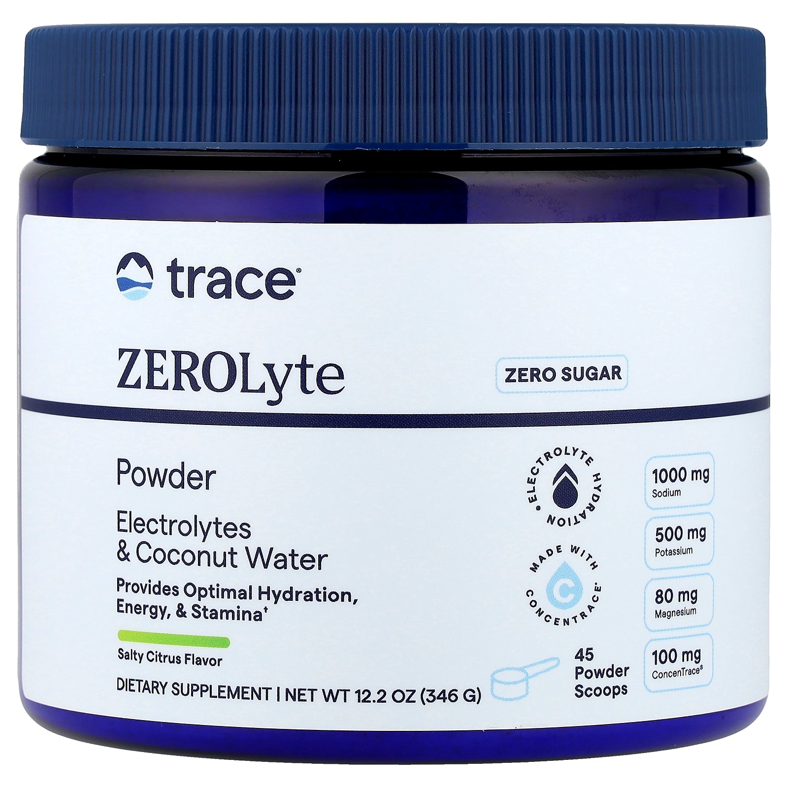 Foto 1 | Suplemento Trace Zerolyte En Polvo  Cítricos Salados  346 G - Venta Internacional.