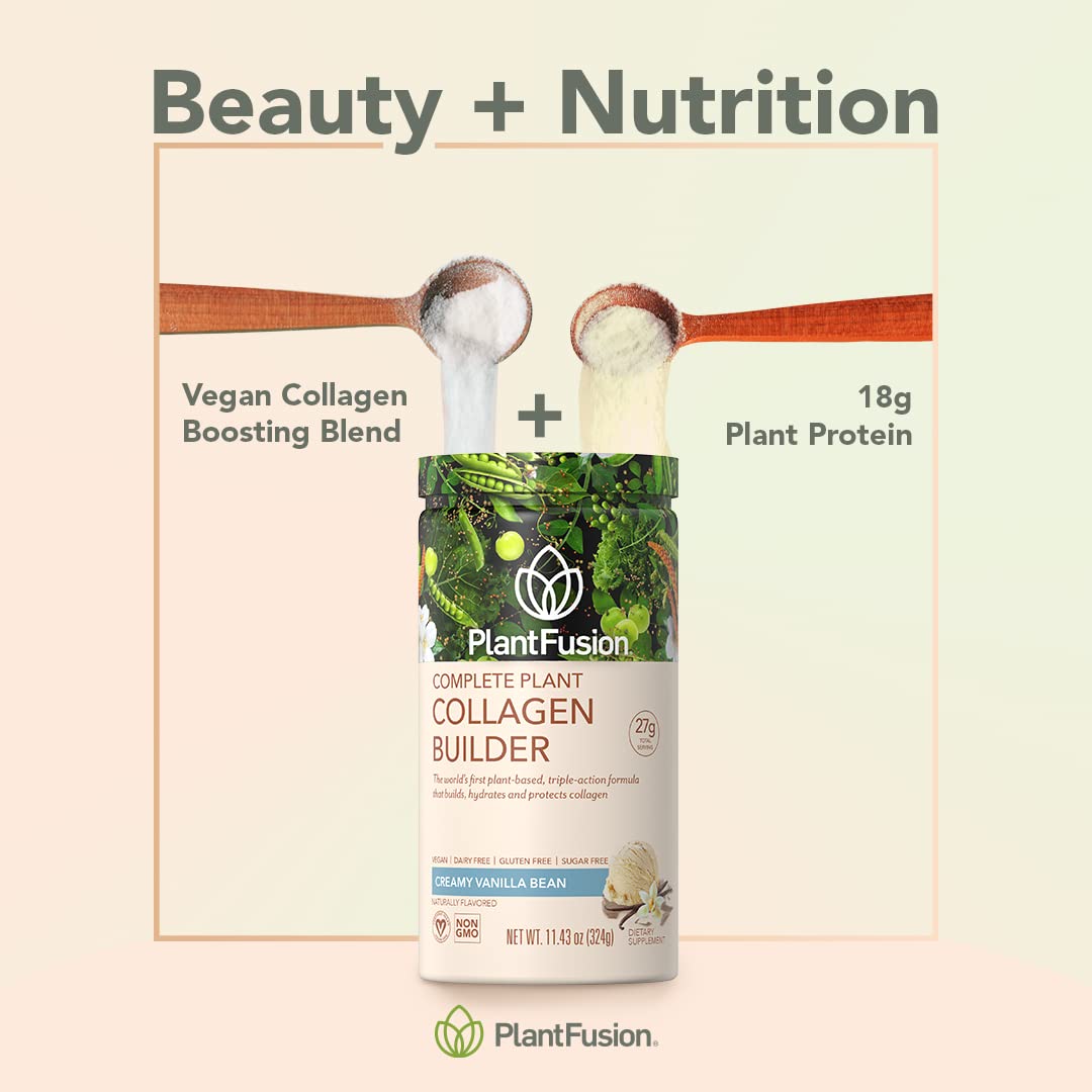 Foto 3 | Colágeno En Polvo Plantfusion Vegan Chocolate 340 Ml - Venta Internacional.