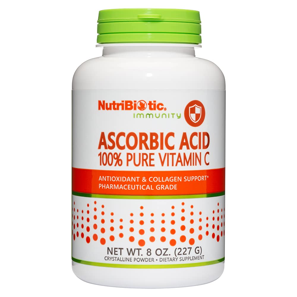 Foto 2 pulgar | Vitamina C En Polvo  Ácido Ascórbico Nutribiótico  2000 Mg  240 Ml - Venta Internacional.
