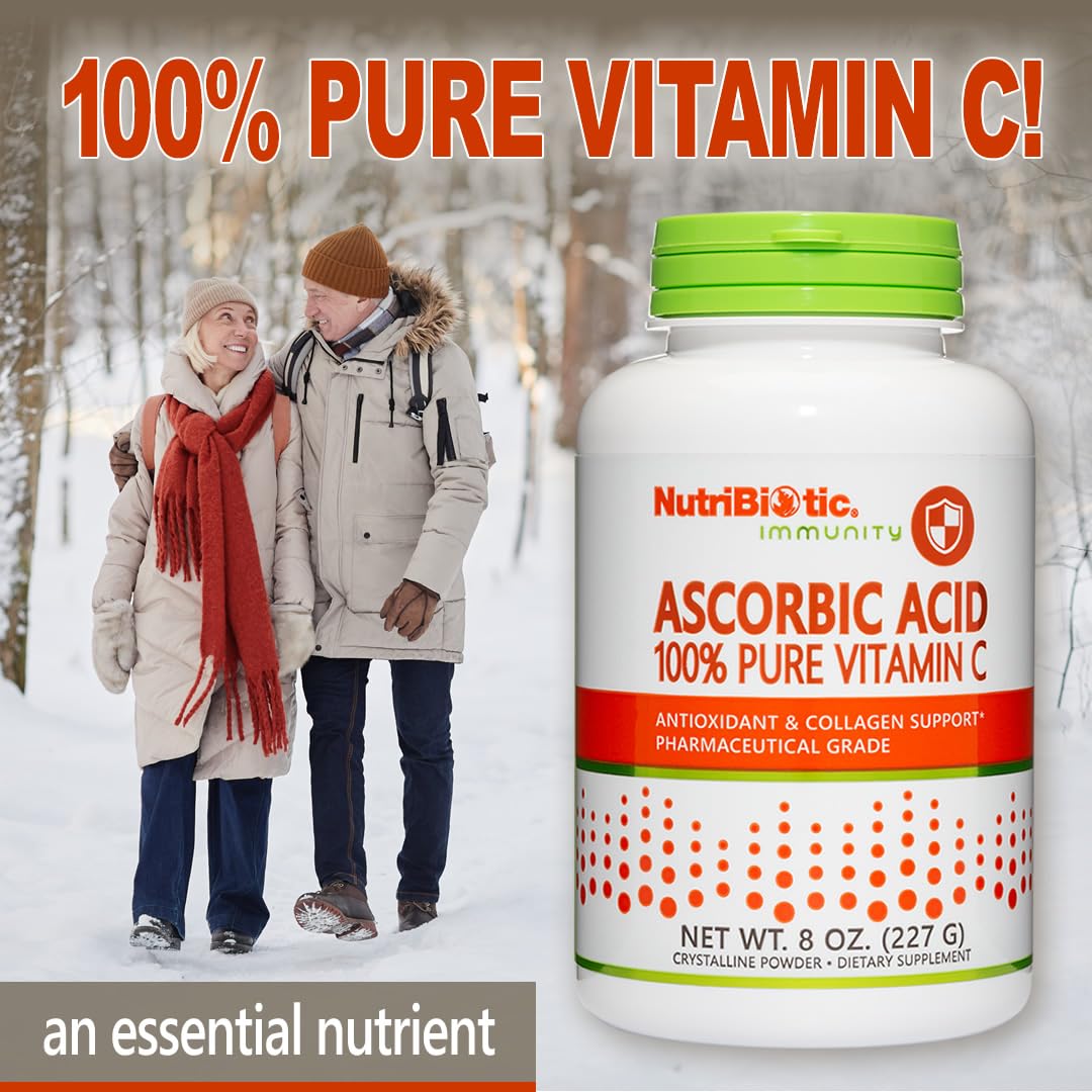 Foto 6 pulgar | Vitamina C En Polvo  Ácido Ascórbico Nutribiótico  2000 Mg  240 Ml - Venta Internacional.