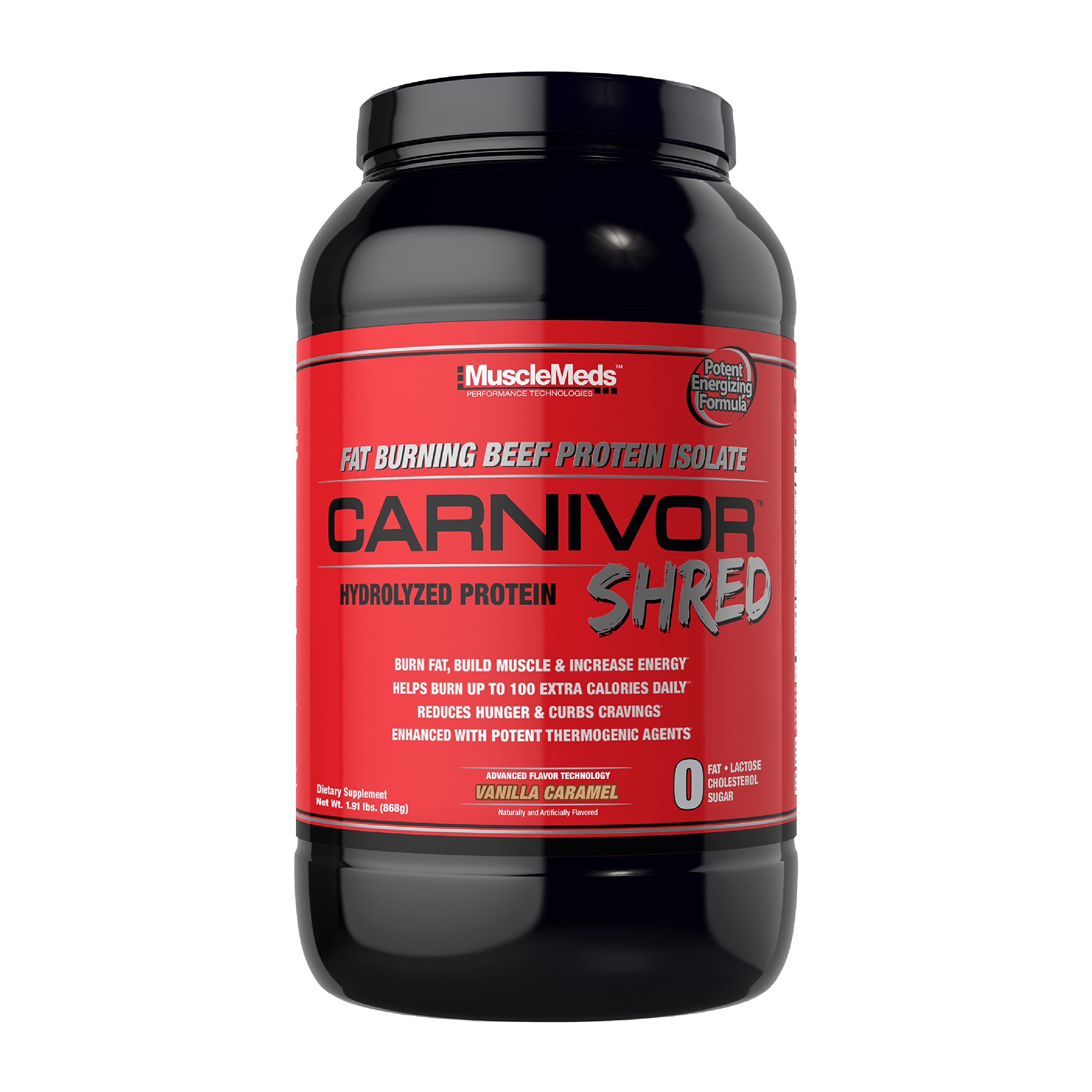 Foto 2 pulgar | Suplemento Musclemeds Carnivor Shred Beef Protein 907 G De Vainilla - Venta Internacional.