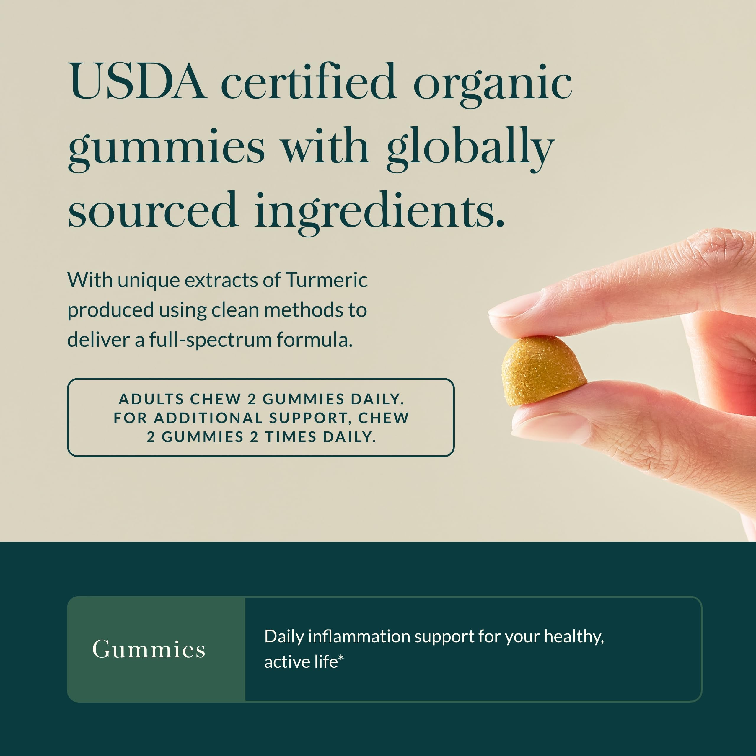 Foto 4 | Complementa Las Gomitas Diarias Para Adultos Turmeric Supreme De Gaia Herbs - Venta Internacional.