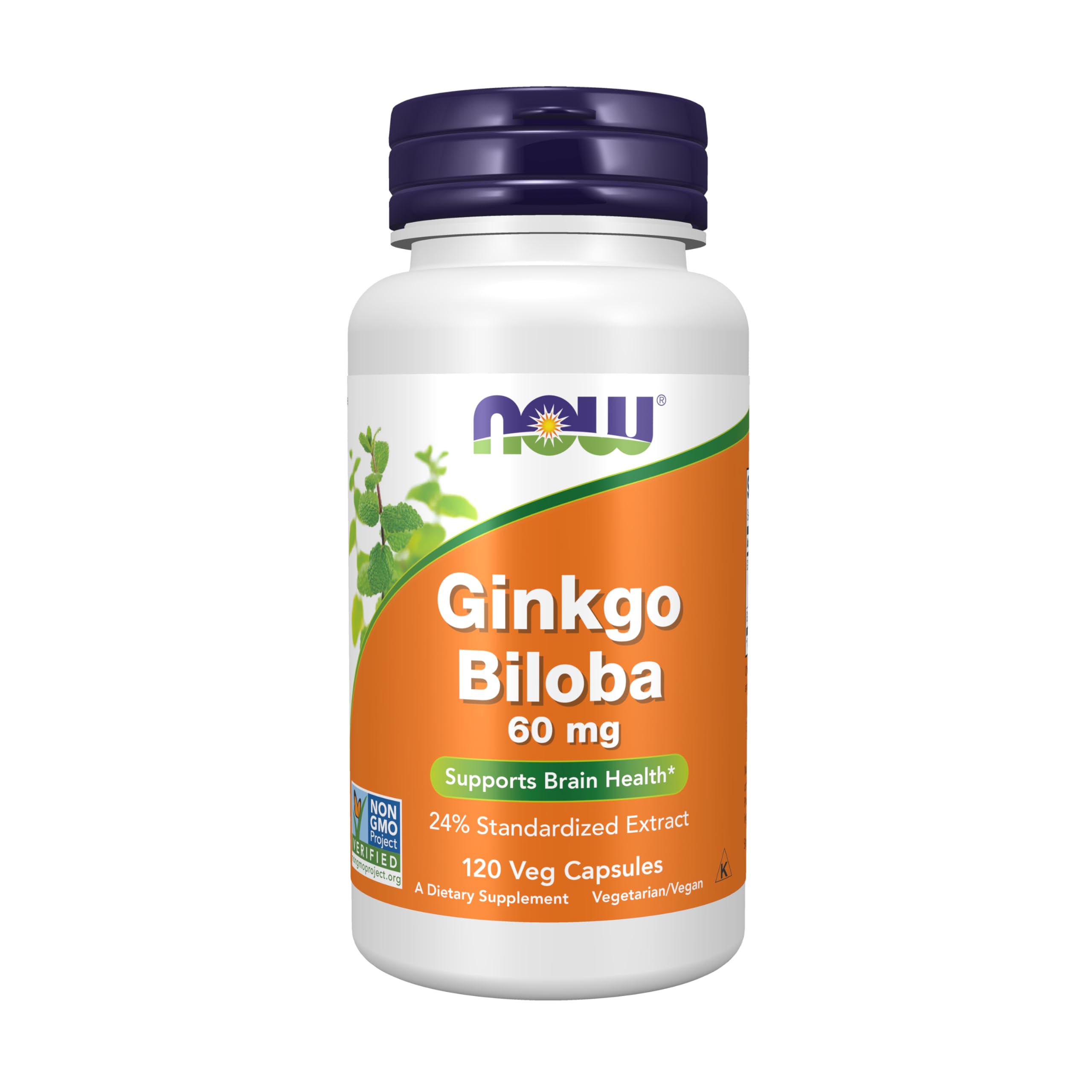 Foto 2 pulgar | Suplementos Now Foods Ginkgo Biloba 60 Mg  24% De Extracto  120 Cápsulas - Venta Internacional.