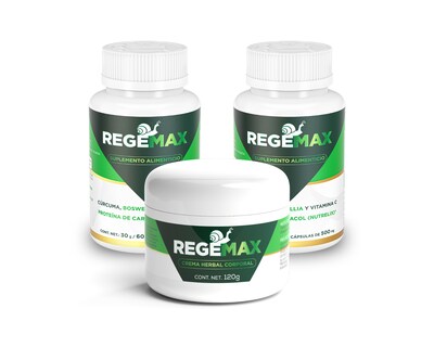 Foto 1 | Cápsulas + Bálsamo Herbal Kit Regemax de 120 Gr 3 Pack