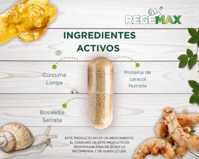 Foto 4 | Cápsulas + Bálsamo Herbal Kit Regemax de 120 Gr 3 Pack
