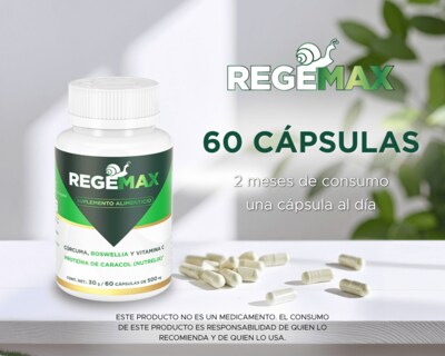 Foto 5 | Cápsulas + Bálsamo Herbal Kit Regemax de 120 Gr 3 Pack