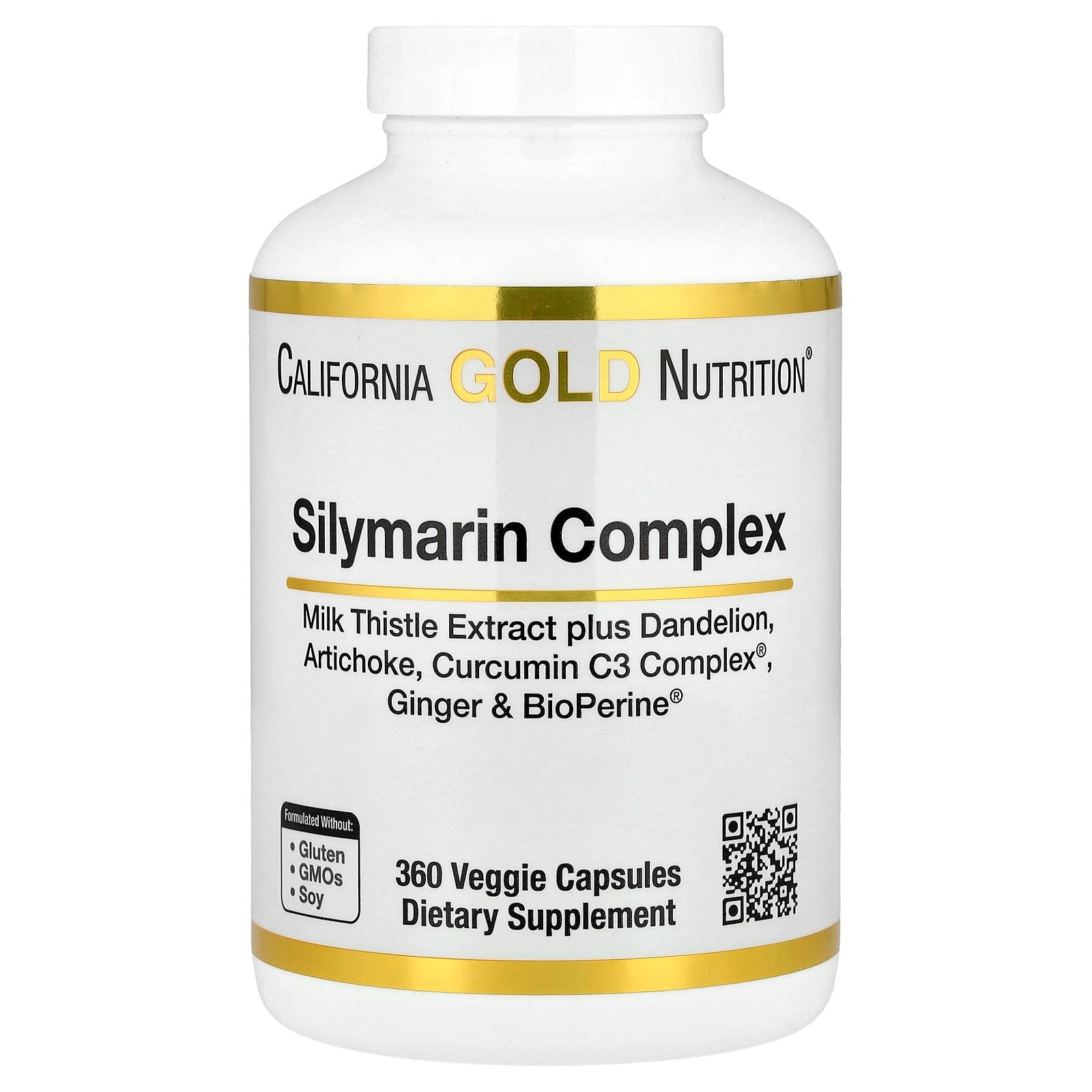 Foto 2 pulgar | Suplemento Complejo de Silimarina California Gold Nutrition 360 Cápsulas - Venta Internacional