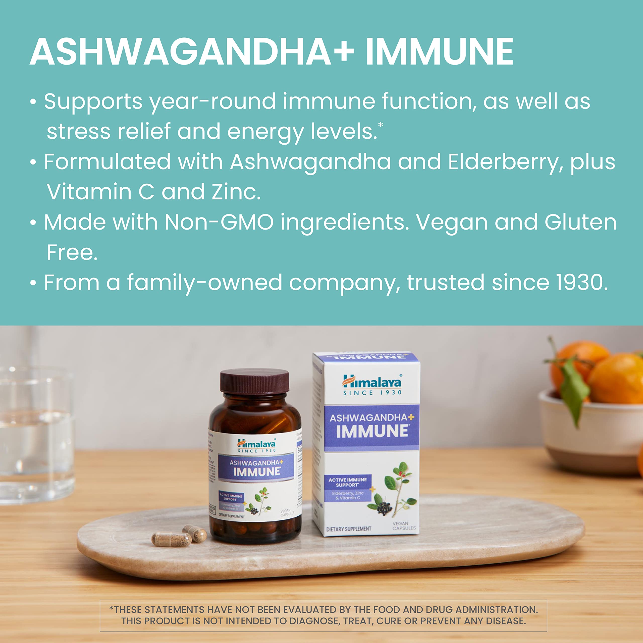 Foto 4 pulgar | Suplemento Himalaya Ashwagandha 60 Cápsulas -  Venta Internacional