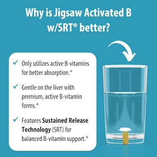 Foto 5 | Suplemento Jigsaw Health Activated B Complex con SRT 120 Tabletas - Venta Internacional