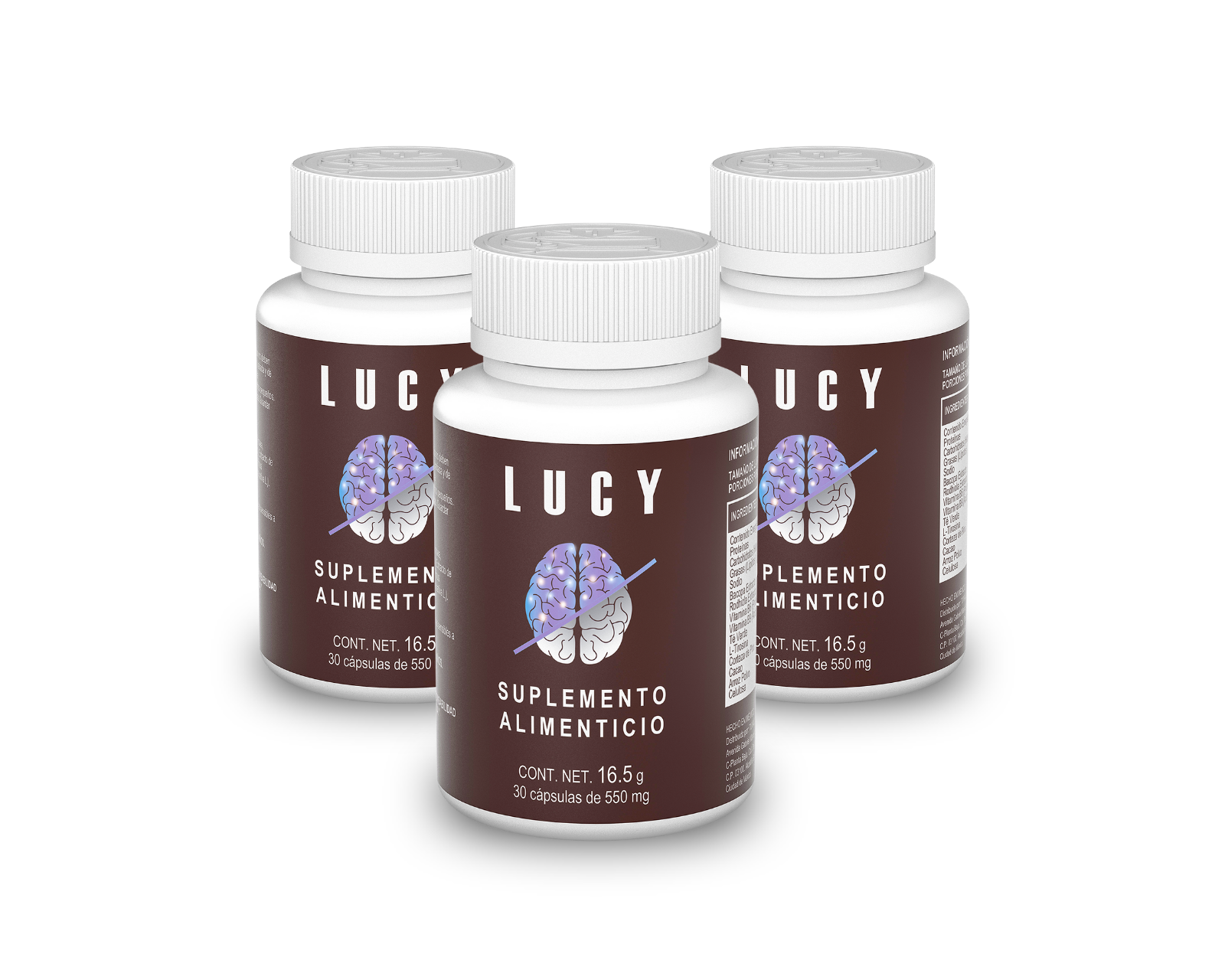 Foto 2 pulgar | Suplemento Lucy Bacoppa Monnieri + Vitamina B6 3 pack