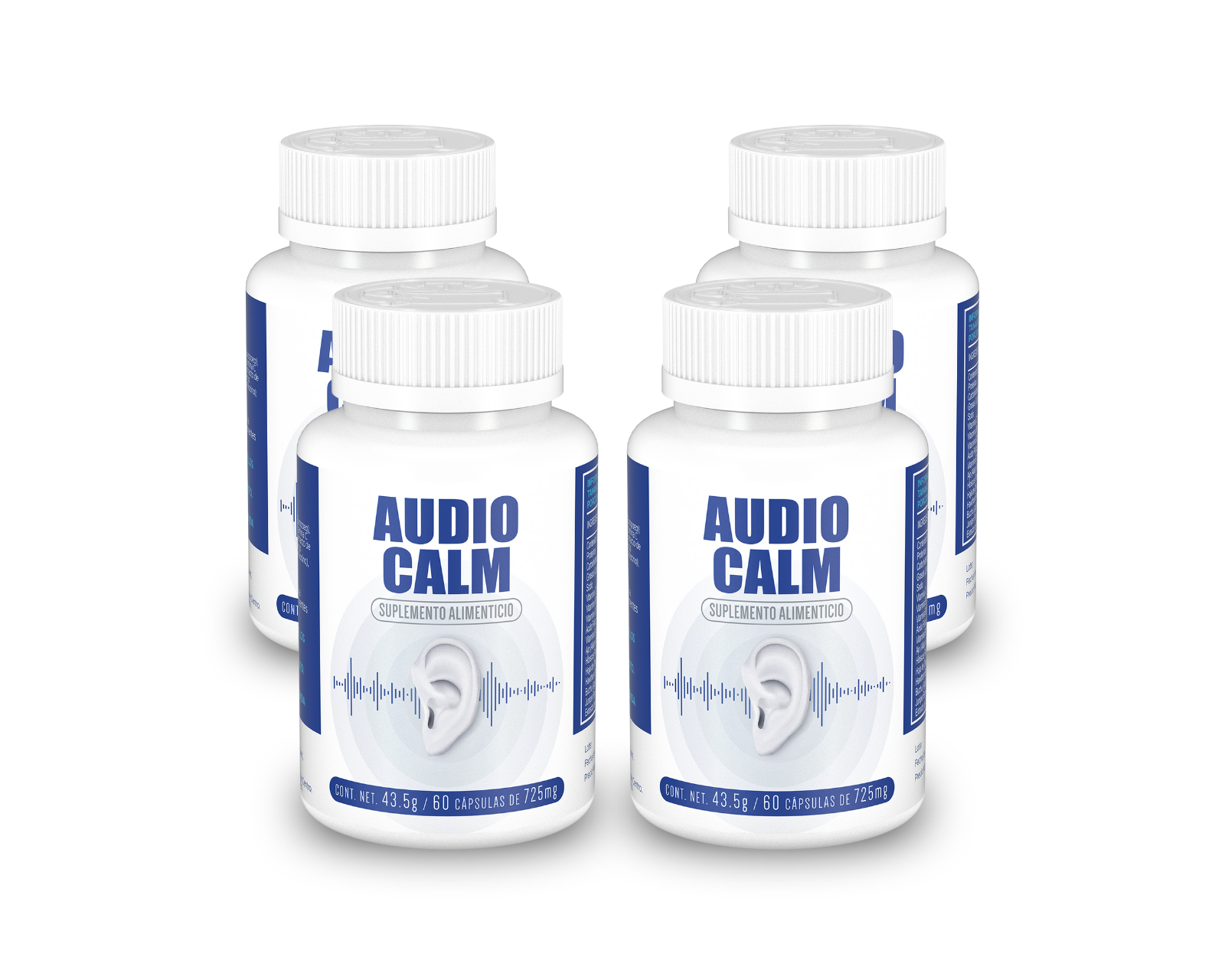 Foto 2 pulgar | Suplemento Audio Calm Hawton Berry + Vitamina C 4 Pack