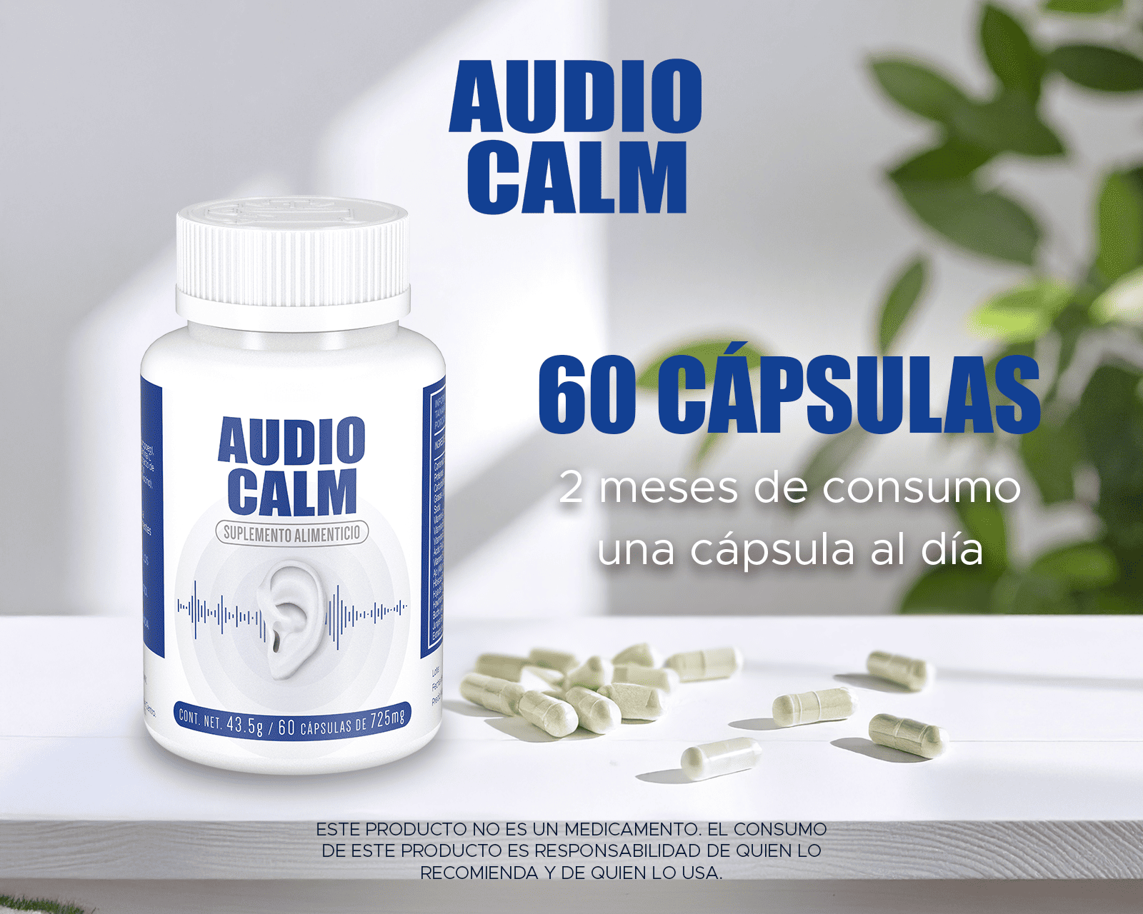 Foto 6 pulgar | Suplemento Audio Calm Hawton Berry + Vitamina C 4 Pack