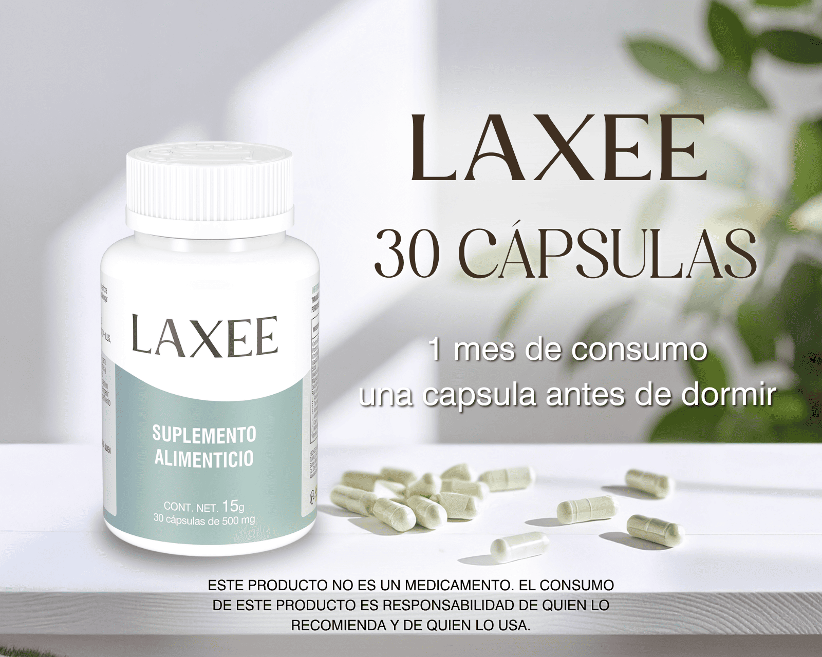 Foto 6 pulgar | Suplemento Laxee Lactobacillus + Óxido de Magnesio 2 Pack